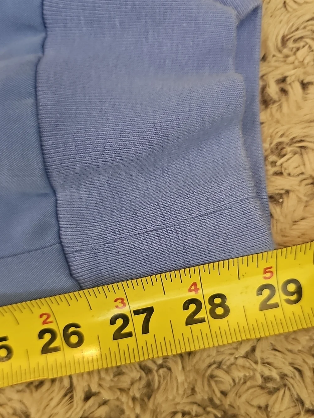 Figs Men's Jogger Pants in Light Blue with Drawstring